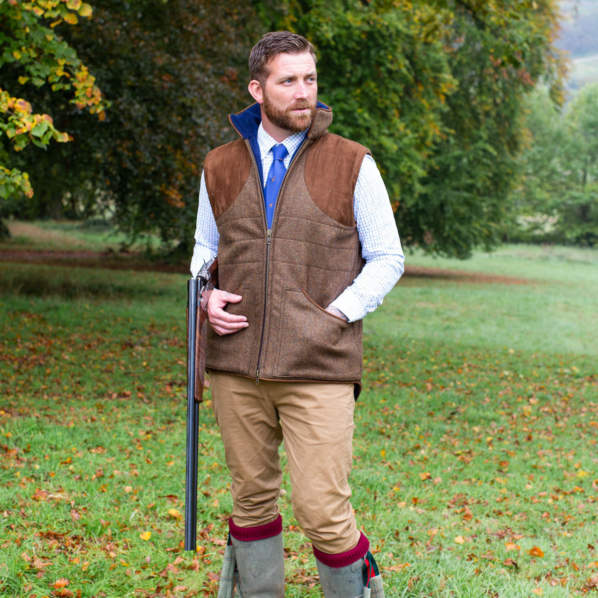 Mens Tweed Gilets & Waistcoats