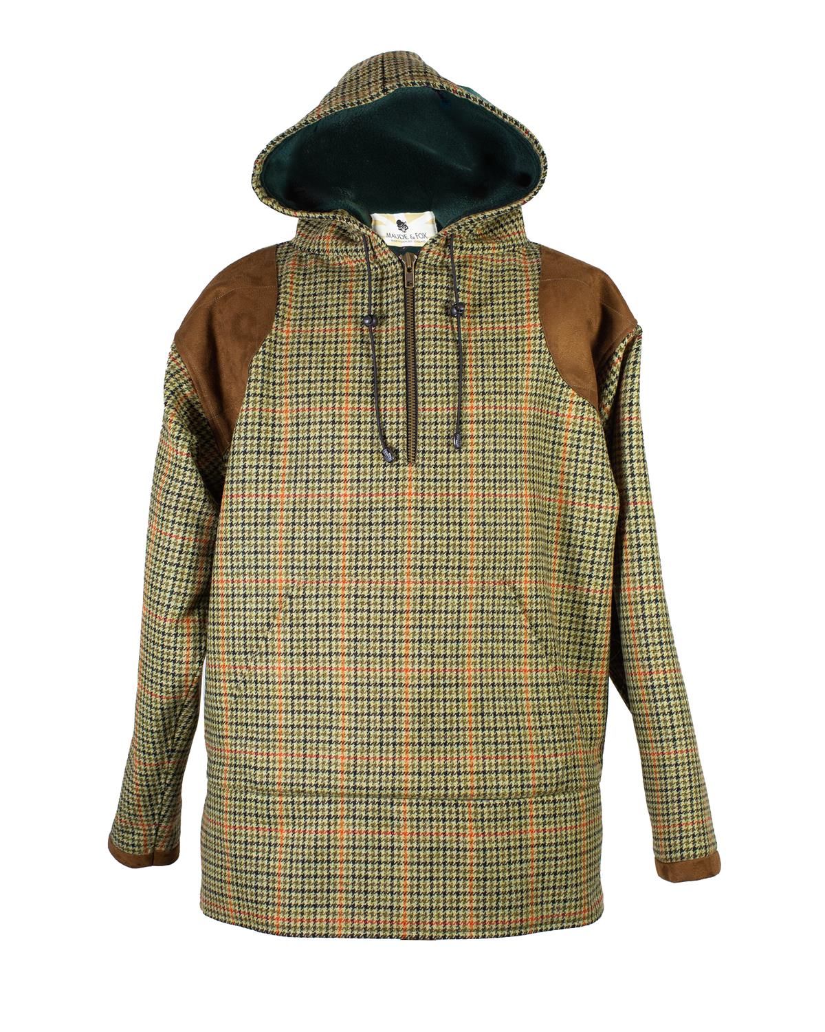 Houndstooth Gamekeeper Tweed Hoodie